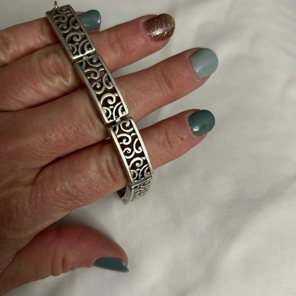 Brighton Deco lace filigree panel bracelet - Picture 3 of 3